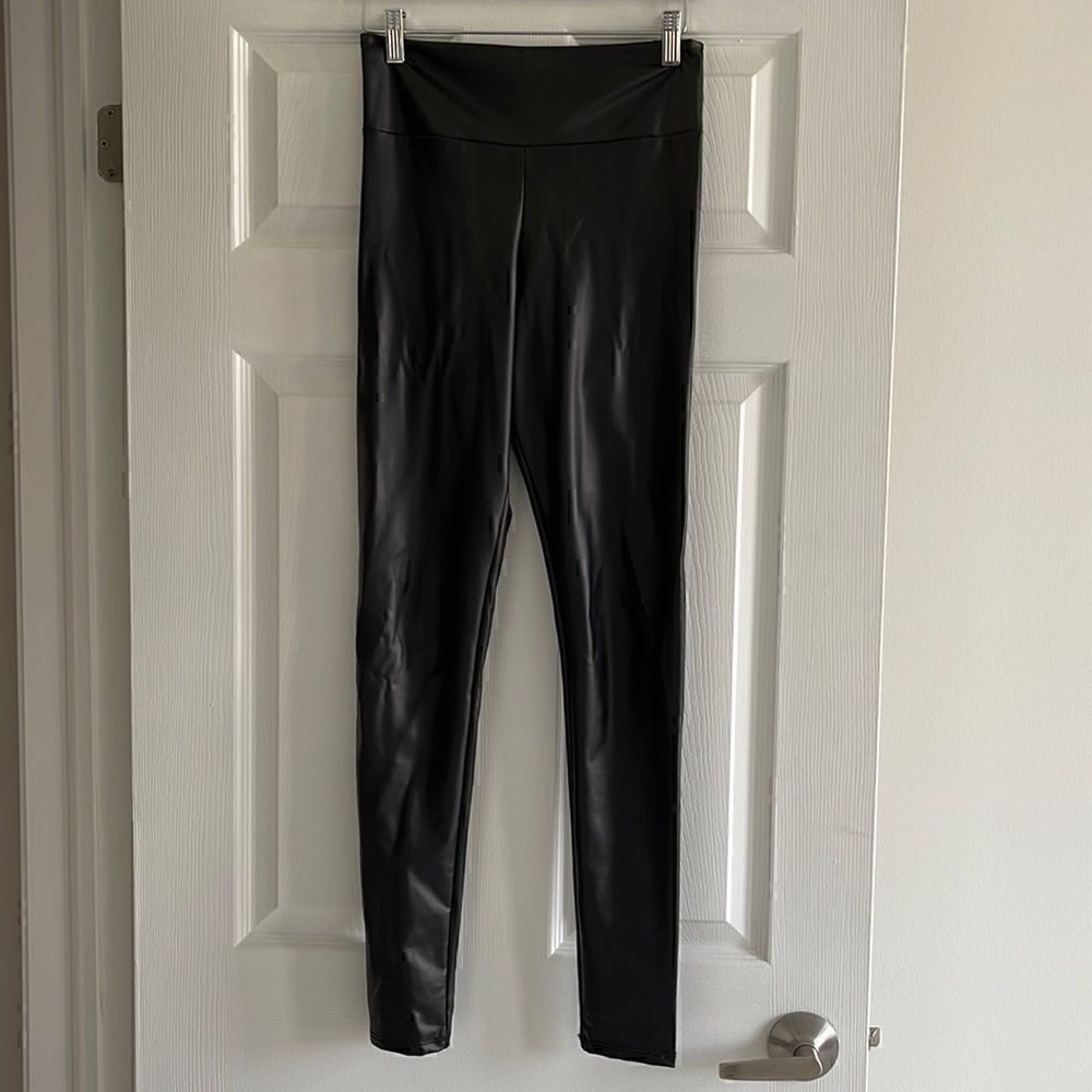 Sakkas Shiny High Waist Stretch Leggings